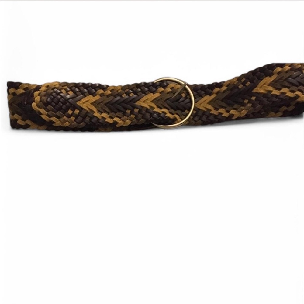 COPY - Bnwot Linea Pelle suede and leather weave belt